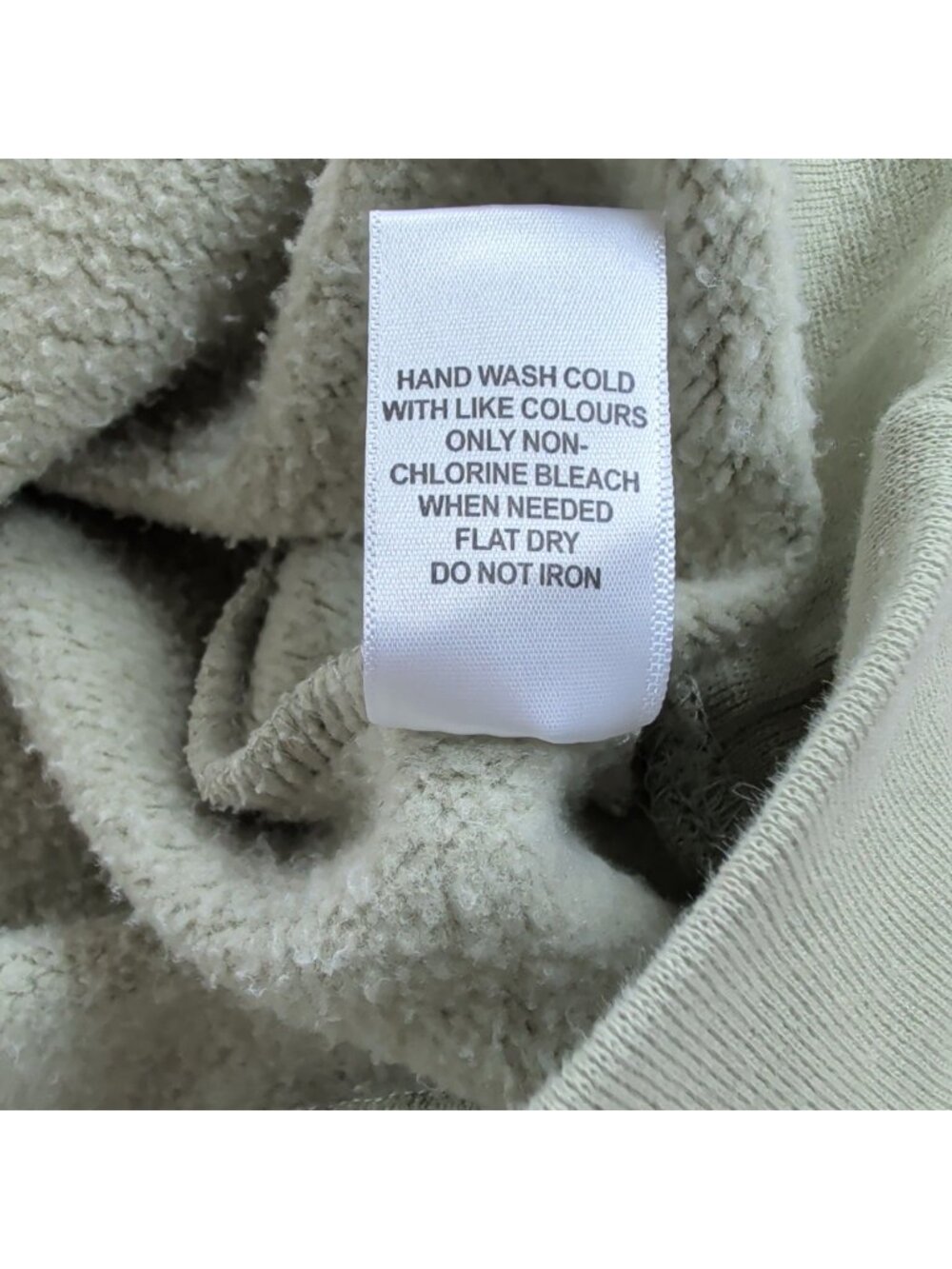 Fear of God Essentials Sweatshirt Mens S Sage Green Logo Crewneck Fleece - Picture 9 of 16